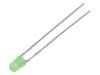 L-934GDLK LED; 3мм; зеленый; 15мкд; 60°; Поверхность: выпуклая