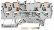 2201-1401 Feedthru Terminal, Cage Clamp, 4 Poles, 0.25 ... 2.5mm\x1a