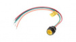 1300130493 Mini-Change A-Size Receptacle 5 Poles 1/2" - 14 NPT Threads Male (Straight) to Leads Zinc Die-Cast Black Epoxy 0.305m