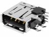 673298000 Гнездо; USB A; на плату; THT; PIN:4; боковой, угловой 90°