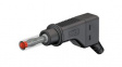 66.9328-21 Stackable Plug 4mm Black 32A 600V Nickel-Plated