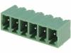 15EDGVC-3.81-06P-14-00A(H), Разъемный клеммник; гнездо; "папа"; 3,81мм; прямой; 7А; THT, DEGSON