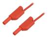 VSFK5000/1/100/RT Измерительный провод; ПВХ; 1м; красный; 16А; Сечен.провода:1мм2