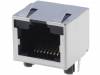 RJHSE-5380, Гнездо; RJ45; Кат:5; экранированный; Конфиг.выводов:8p8c; THT, Amphenol
