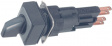 Q18LWK1R-GN Illuminated selector switch 18 x 18 mm green