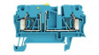 8731710000 Test Disconnect Terminal, 500V, 20A, 2 Poles, 2.5mm\x1a, Tension Clamp, Blue