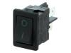 H8500XBAAC ROCKER; 2; SPST; ON-OFF; 10A/250ВAC; 10A/28ВDC; черно-зеленый