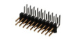10-89-4202 2.54mm C-Grid Breakaway Header High Profile Dual Row 90° 20 Circuits 6.10mm Mating Pin 0.38um Gold Selective Plating