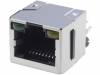 RJHSE3384 Гнездо; RJ45; Кат:5; экранированный, со LED; Конфиг.выводов:8p8c