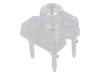 OSB56LZJC1D LED Super Flux; 7,62x7,62мм; голубой; 500?750мкд; 120°; 2,8?3,6В