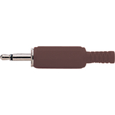 133-1-9LR, Jack plug diam.3.5 mm black 2P, Tai Yang