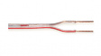TSK61-10 [10 м] Audio cable   2 x0.5 mm2 Red on Transparent