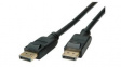 11.44.5812 Video Cable, Green, DisplayPort Plug - DisplayPort Plug, 7680 x 4320, 3m