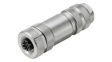 1784780000 M12 Straight Socket Sensor Connector, 5 Poles, B-Coded, Screw