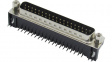RND 205-00776 D-Sub Plug, Poles 37,  90° / Solder PCB THT