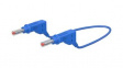 66.9408-15023 Test Lead, Blue, 4mm, Nickel-Plated