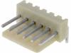 NS25-W6K Гнездо; провод-плата; "папа"; PIN:6; 2,54мм; THT; NS25; 250В; 3А
