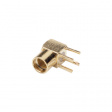 MMCX6252N1-3GT30G-50 Гнездо; MMCX; "мама"; угловой 90°; THT; позолота