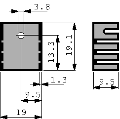 507302B00000G, Heat Sink TO-220, Aavid