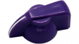 RND 210-00275 Pointer Knob, purple, with line, Diameter19 mm