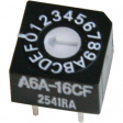 A6A-10RF Кодирующие переключатели на ПП Плоская модель BCD