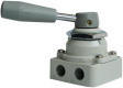 VH210-F02 Manual valve 4/3 G1/4