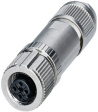 1436741 Cable socket M12 4-pin Pole no. 4