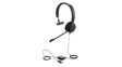 4993-823-189 USB-C Headset, Evolve 20, Mono, On-Ear, 7kHz, USB, Black