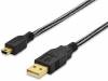 84183 Кабель; USB 2.0; вилка mini USB 5pin Canon, вилка USB A; 1м