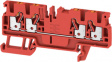 1521710000 A4C 2.5 RD terminal block a push-in, 0.5...2.5 mm2 800 vac 24 a red