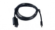 V7MDP2HD-02M-BLK-1E Video Cable, Mini DisplayPort Plug - HDMI Plug, 3840 x 2160, 3m