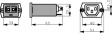 10EBF1 Power inlet with filter 10 A 250 VAC