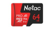 NT02P500PRO-064G-S Memory Card 64GB, microSDXC, 90MB/s, 40MB/s