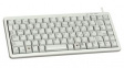 G84-4100LCMEU-0 Compact Keyboard, ML, EU US English with €/QWERTY, USB/PS/2, Light Grey