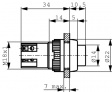 1.01.102.001/0301 Pushbutton Switch, 2 A, 250 VAC
