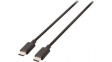CCGP60700BK10 USB 2.0 Cable USB C Plug - USB C Plug 1m Black