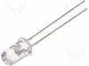 WW05A3SBQ4-B1 LED; 5мм; голубой; 2200-2800мкд; 35°; Поверхность: выпуклая