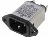 FYB06T1, Разъем: питания AC; IEC 60320; C14 (E), с фильтром; гнездо; "папа", QLT POWER