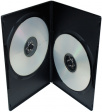MX-DVD-5-DB DVD slimline double case 5 Black