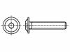 M4X8/BN11252 Винт; с юбкой; M4x8; Головка: сферическая; сталь; черненые