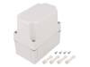 PC 100/125 HG, Корпус: универсальный; Х:80мм; Y:130мм; Z:125мм; MNX; поликарбонат, Fibox