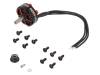 EMX-2153 2400KV CW THREAD/CCW ROTATION Двигатель: DC; 27г; 14,8?22,2ВDC; Вид: бесщеточный; Серия: RS