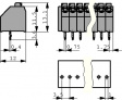 250-105 Wire-to-board terminal block 0.5...1.5 mm2 solid or stranded 3.5 mm, 5 poles