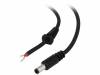DC.CAB.2610.0150, Кабель; провода, вилка DC 5,5/2,5; прямой; 1мм2; черный; 1,5м, BQ CABLE (TME brand)