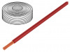 125-010 Провод; многопров; Cu; 1x0,25мм2; ПВХ; красный; 100В; -10?85°C; 10м