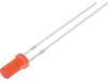 OSR5PA3NE4A LED; 3мм; красный; 330-500мкд; 140°; Поверхность: плоская