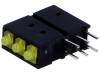 L-4060XHA/3YD, LED; в корпусе; Кол-во диод:3; 1,8мм; THT; желтый; 4-8мкд; 70°, Kingbright