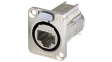 NE8FDX-Y6 Panel mount jack RJ 45 8 Shielded