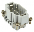 JNEM 06 male insert, 6 poles + PE