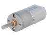 125:1 METAL GEARMOTOR 20DX44L MM 6V DUAL Двигатель: DC; с редуктором; POLOLU 20D; 6ВDC; 3,2А; Ось: D профиль